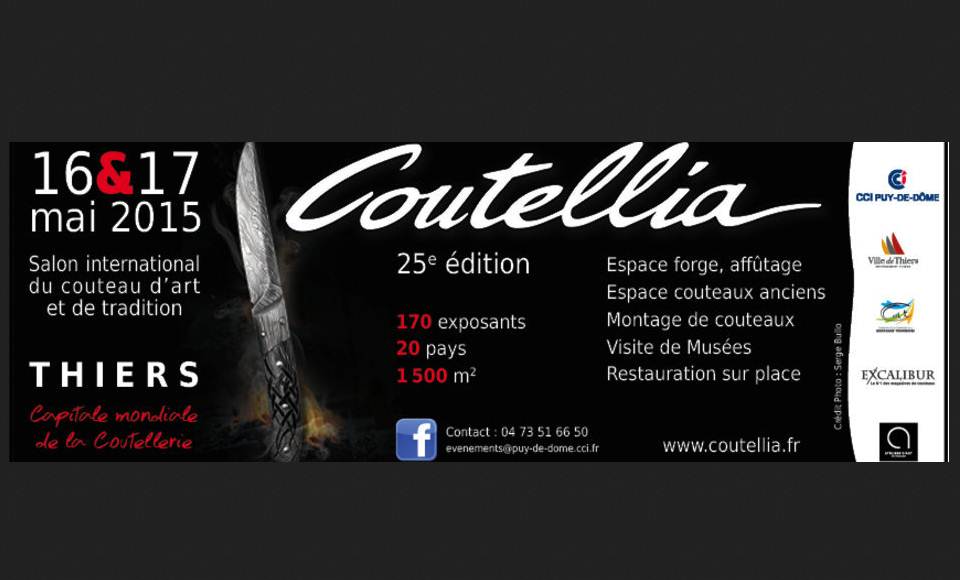 TB Groupe présent à Coutellia, le RDV de la coutellerie d'art à Thiers