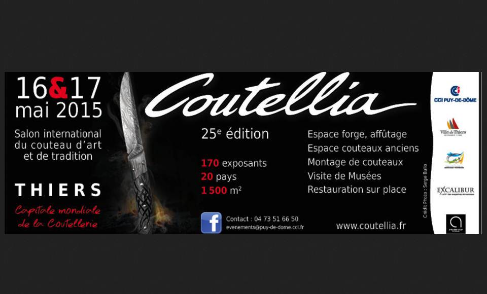 TB Groupe will be present at Coutellia – an event in Thiers celebrating the art of cutlery 