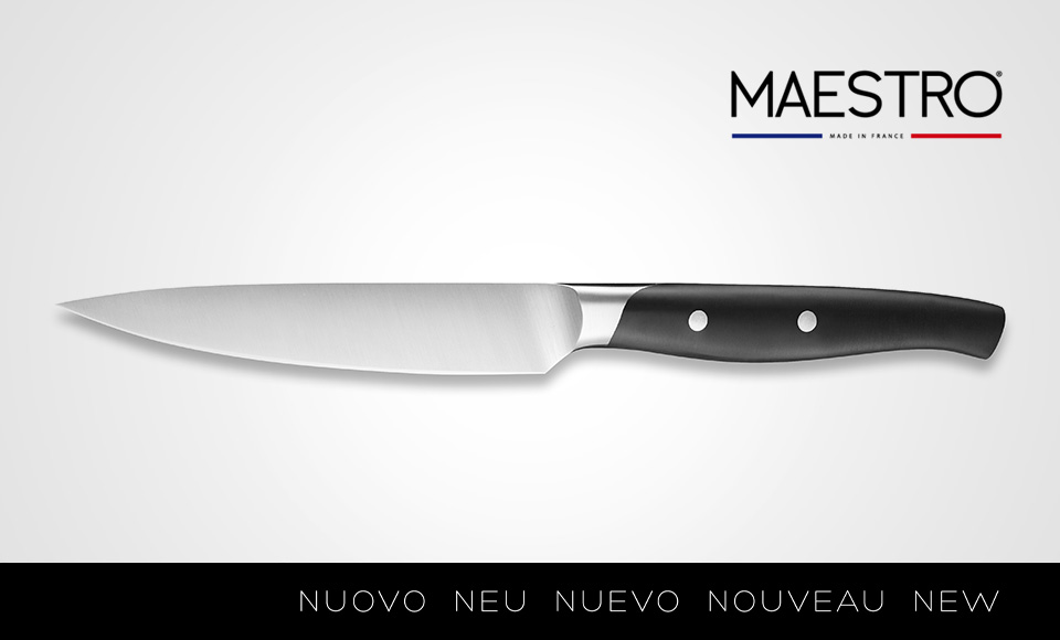 La collection Made in France de TB s'enrichit de nouveaux couteaux de cuisine français : Maestro Forgé en acier inox