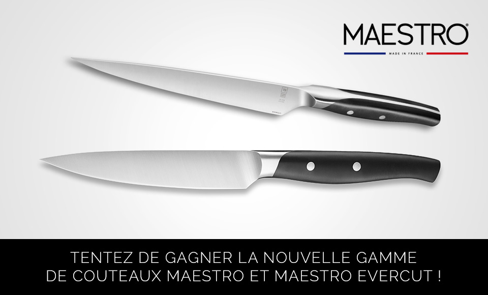 “Made in France” kitchen knives: Online sweepstakes with TB Groupe, M6 and deco.fr
