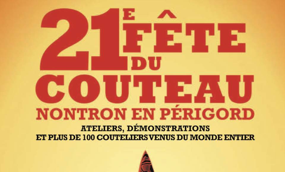 Festival de forge et de métallurgie à Étouars, Fête du couteau et de la coutellerie à Nontron !